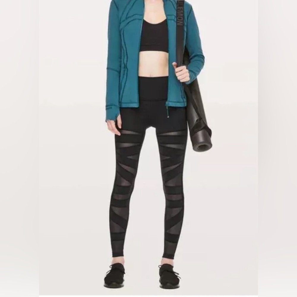 Lululemon limited edition Size 4 mesh inserts Wunder under leggings